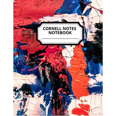 Imagem de Cornell Notes Notebook: Large 8.5"x11" - 100 Pages : Cornell Note Taking System Paper For High School, College, and University Students - Colrful Cover