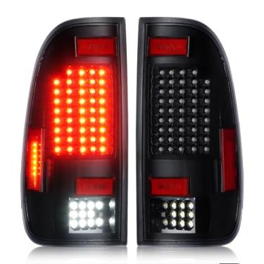 Imagem de Cenfeild Conjunto de Luz Traseira de LED Preto Compatível com Ford F150 1997-2003, F150 Heritage 2004, F250 F350 Super Duty 1999-2007 (Fleetside)