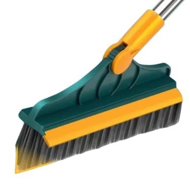 Imagem de Escova de Limpeza 2 em 1 Vassoura e Rodo Multifuncional MOp para Chão Cozinha Banheiro e Mais
