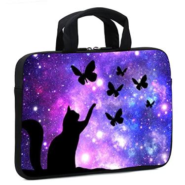 Imagem de ARIYIDA Bolsa de transporte para laptop de 11,6 polegadas, 12,1 polegadas, 12,5 polegadas, 12,5 polegadas, 12,5 polegadas, 12,5 polegadas, 12,5 polegadas, 12,1 polegadas, 12,5 polegadas, capa para notebook, Ultrabook, capa de neoprene, capa para tablet Apple MacBook Air, Samsung, Google, HP, Dell, L