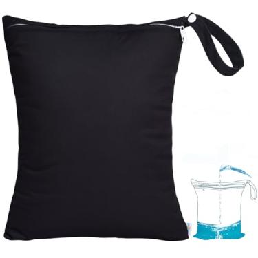 Imagem de babygoal Bolsa Impermeável para Roupa de Banho, Bolsa Reutilizável para Viagem, Armazenamento de Alimentos, Carrinho de Bebê, Creche, Fraldas de Bebê, Ioga, Praia, Piscina, Roupas Molhadas