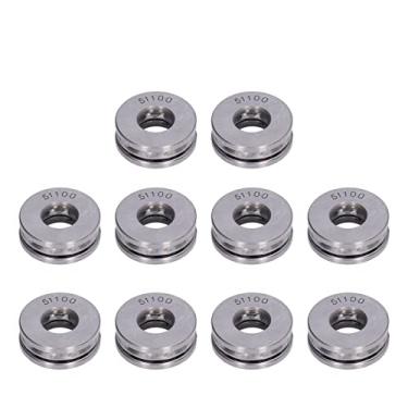 Imagem de Rolamento de Esferas Axial, Rolamento de Aço, Kit de Rolamento Axial de Metal Destacável Com Tamanhos Padrão, para Ganchos de Guindaste, Bombas de água, Macacos (51100)