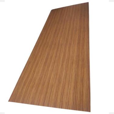 Imagem de Revestimento Formica Madeirado Zebrano Nt Fosco 3m x 60cm Acabamento R