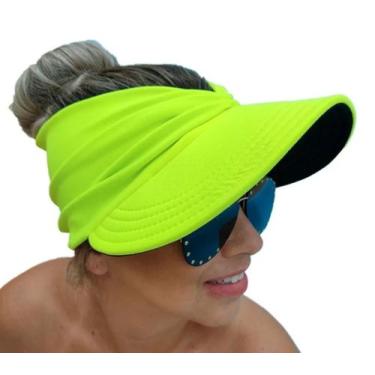 Imagem de Viseira Turbante Dupla Face Com Proteção Uv (Chapéu de Praia) - Várias