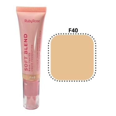 Imagem de Ruby Rose Base Líquida Soft Blend COR F10  Ruby Rose Cód HBM3011 - Lin