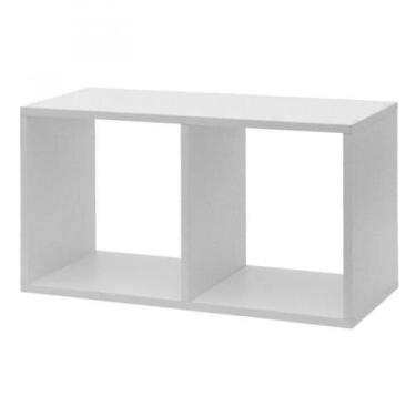 Imagem de Nicho Cubo com Prateleira Nidi Baby Bramov Móveis Branco