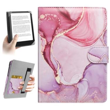 Imagem de HoYiXi Capa universal para Kindle eReader de 17.8 cm compatível com Paperwhite/Pocketbook de 17.3 cm e Tolino/Kobo Clara 2E/Kobo Clara HD, 15.2 cm, 17.3 cm capa protetora para eReader bolso embutido,