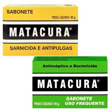 Imagem de Kit Sabonete Sarnicida E Anti Pulga + Antisséptico Matacura