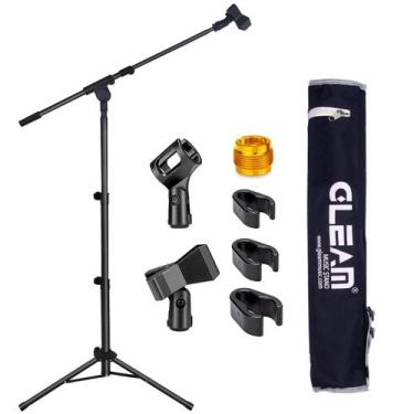 Imagem de Suporte de Microfone GLEAM - Braço de Boom com Tripé e Bolsa de Transp