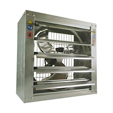 Imagem de GRELWT Exaustor De Parede De 20" - Ventiladores De Ventilação - Obturador Automático - Ventilador De Ventilação Para Ventilação De Sótão, Galpão Ou Garagem, 3869 Cfm, Área De Cobertura De 5158 Sqf