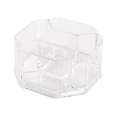 Imagem de WeiLaiKeQi Caixa de prato de pacote de pacotes de pacote de pacote acrílico, porta -pratos, suporte para cartões de visita para café, mesa, jantar em casa para , 17.3x8cm