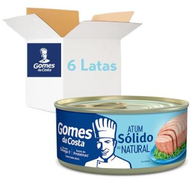 Imagem de Atum Sólido ao Natural Gomes da Costa 170g (6 latas)