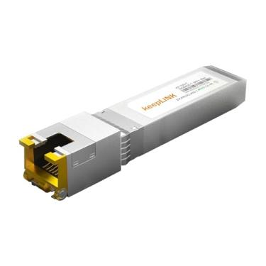 Imagem de keepLiNK Módulo 10GBase-T RJ45 SFP+, Transceptor SFP+ de Cobre 10G, Módulo Ethernet SFP até 30 metros, Plug and Play Hot Pluggable, Durável e Altamente Compatível