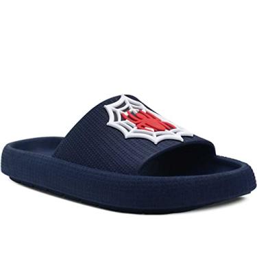 Imagem de Chinelo Aranha Infantil Menino Nº 25 Ao 36 Slide Estilo Nuvem 12.83 (Marinho, BR, Adulto, Numérico, 38)