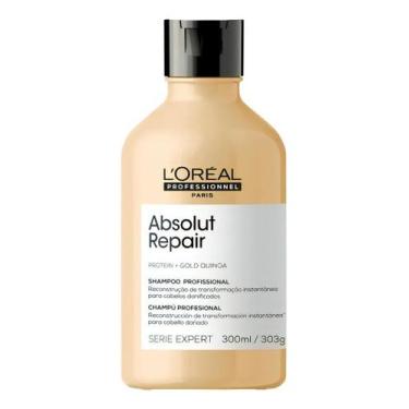 Imagem de Loreal Absolut Repair Gold Quinoa Shampoo 300ml - L'Oréal Professionne