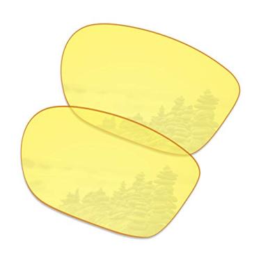 Imagem de SmartVLT Lentes de substituição masculinas/peças de nariz para óculos de sol Oakley Crossrange OO9361 - Mais opções, Amarelo HD, Tamanho �nico