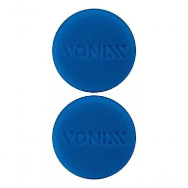 Imagem de Kit 2 Aplicador Espuma Cera Plastico Polidor Vonixx