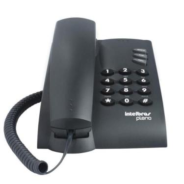 Imagem de Telefone Com Fio Pleno Preto Intelbras