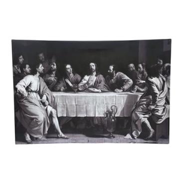 Imagem de Quadro Santa Ceia 40x60 Alta Resolução (Modelo 04) Pinturas Clássicas