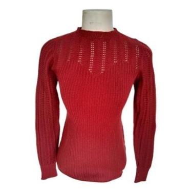 Imagem de Suéter Feminina Tricot Modal Premium Detalhes Gola E Manga-Feminino