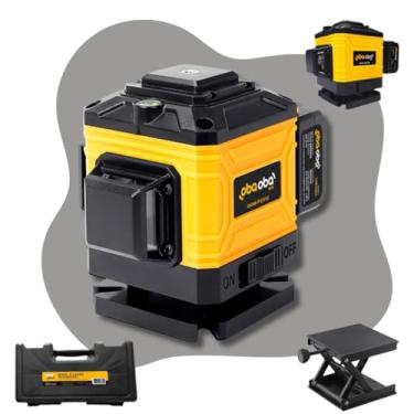 Imagem de Nivel Laser 12 Linhas Verdes Recarregável 2 Baterias Autonivelante com Bip Sonoro com Maleta de Transporte e Controle Remoto