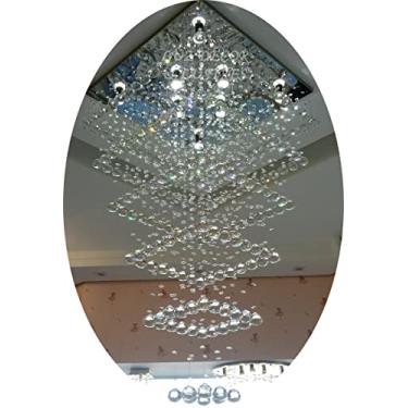 Imagem de Lustre De Cristais De 40mm Para Pé Direito Duplo (2,60m)