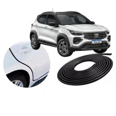 Imagem de Borracha Protetor Canto Borda Porta Fiat Pulse 5 Mts Preto - MR