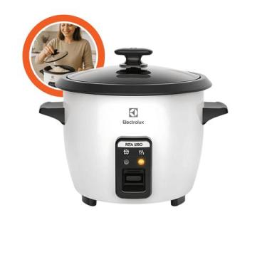 Imagem de panela branca elétrica pra arroz e legumes vapor RCB50 127V - ELECTROL