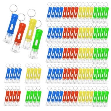 Imagem de Chaveiro de lanterna SVICCOOKQ 100 peças em cores variadas