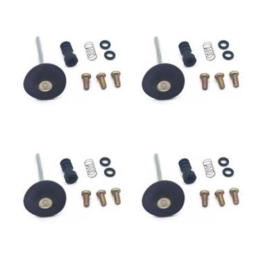 Imagem de Kit de reparo de carburador válvulas de corte de ar de diafragma bomba de membrana de recuperação para Yamaha YP250 VP300 VP majesty 125 180 250 (4 conjuntos)
