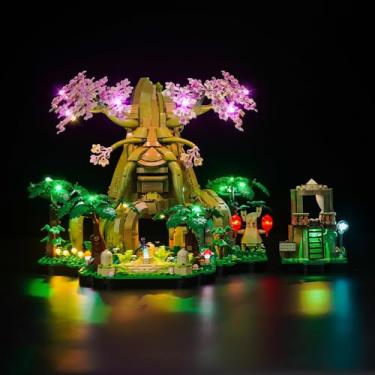 Imagem de BrickBling LED Light Compatible with Lego The Legend of Zelda Great Deku Tree 2-in-1 Building Set (Model Not Included), Creative Lighting Compatible with Lego 77092 (Classic Version Light)