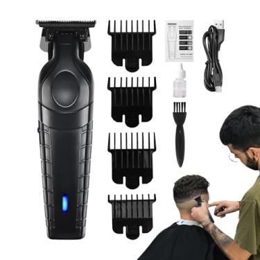 Imagem de Máquina De Cortar Cabelo,Aparador Elétrico | Máquina Multifuncional Para Corte De Cabelo, Barba E Corpo Com Navalhas E Acessórios