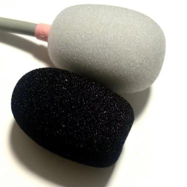 Imagem de LZYDD Mic Foam Cover Handheld Microphone Windscreen for Razer Kaira Pro/Kraken Kitty/Kraken V3 / Barracuda X/BlackShark V2 X Gaming Headset/SteelSeries Arctis 1 / HyperX Cloud Stinger (2 PCS)