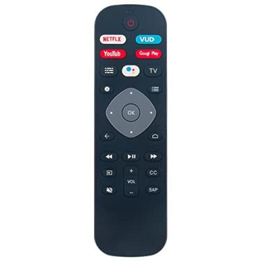 Imagem de Controle remoto de voz URMT26RST004 Commander de substituição adequado para Philips Android TV 43PFL5704/F7 55PFL5704/F7 65PFL5504 65PFL5504/F7 50PFL5604 50PFL5604/F7 50PFL5704/F7 55PFL. 5704