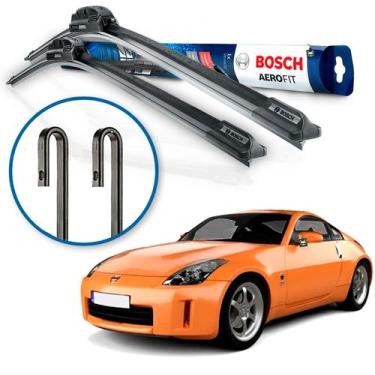 Imagem de Par Palheta Limpador Parabrisa Bosch Nissan 350Z 2002 2003 2004 2005 2