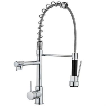 Imagem de Torneira Cozinha Gourmet Monocomando Com Spray Extensor - Holtter Home