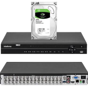 Imagem de Dvr Gravador Stand Alone Intelbras MHDX 1232 de 32 canais com 3tb e De