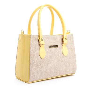 Imagem de Bolsa Feminina Fashion Média Transversal E De Mão Amarelo
