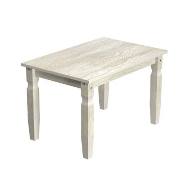 Imagem de Mesa De Jantar Em Madeira Pátina Branca 120x80 Cm Elliottiis