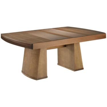 Imagem de Mesa De Jantar Extensivel 200 Ou 278 Cm Madeira Pinhao Nacc Pinhao