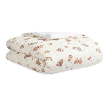 Imagem de Edredom Dupla Face Para Berço Percal 200 Fios 100% Algodão 1 Peça - Hippie Chic