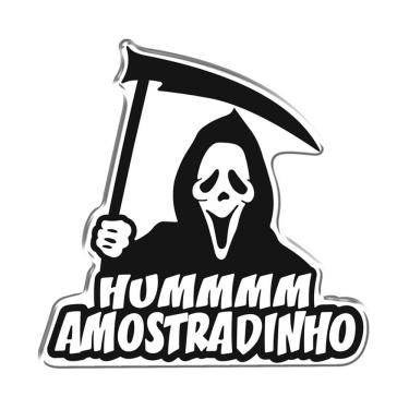 Imagem de Adesivo Humm Amostradinho. Preto