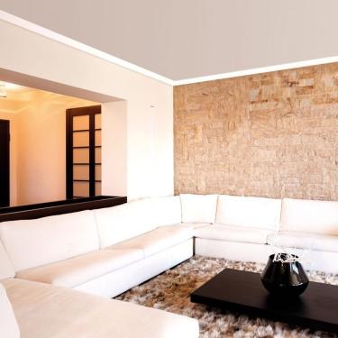 Imagem de Kit Com 15 Barras Roda Teto L30 Perfil De Poliestireno Homestar 30m Branco