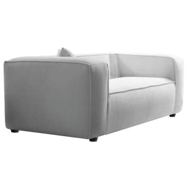 Imagem de Poltrona Decorativa Cecília Linho Adj Decor Cinza