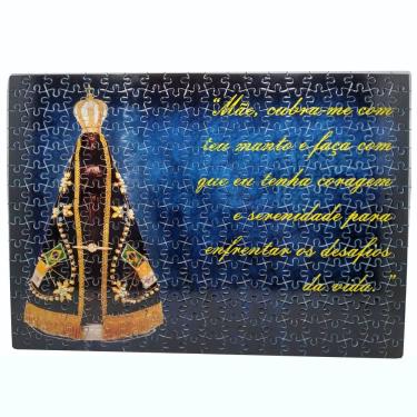 Imagem de Quebra-cabeça Religioso Nossa Senhora Aparecida Mdf