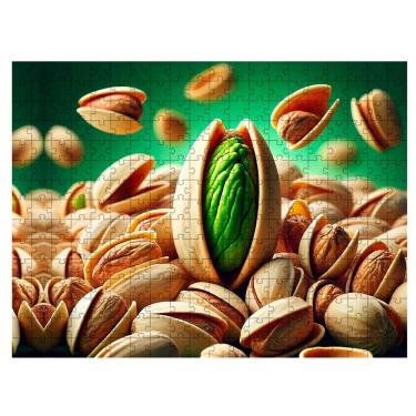 Imagem de Quebra-cabeça Pistache Abstract De 300 Peças Em Mdf