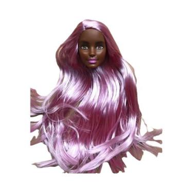 Imagem de Cabeças De Boneca Licca Careca Fofas Para Crianças DIY Maquiagem Práti