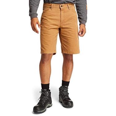 Imagem de Timberland PRO Short masculino de lona para trabalho Son-of-a-Short, Trigo escuro, 32W x 11L