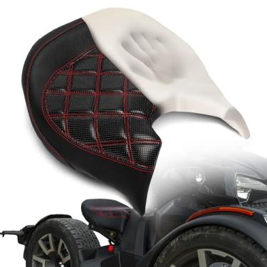 Imagem de Hutexico Assento De Motorista Para Can Am Ryker, Preto, Amplo E Alto Conforto, Compatível Com 600, 900 Sport Rally Edition 2019-2024 (Vermelho)