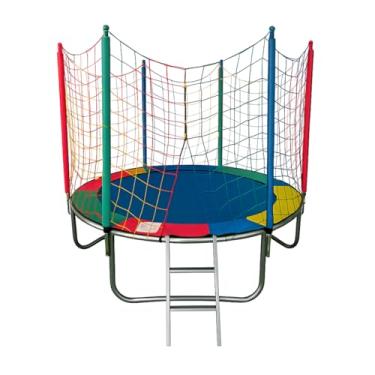 Imagem de Cama Elástica Pula Pula Trampolim 1,83m Colorida Premium